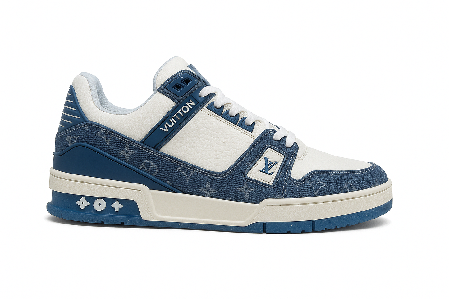 Louis Vuitton Trainer Low Monogram Denim Blue