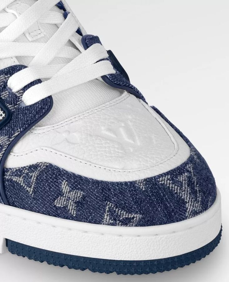 Louis Vuitton Trainer Low Monogram Denim Blue