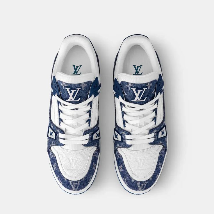 Louis Vuitton Trainer Low Monogram Denim Blue